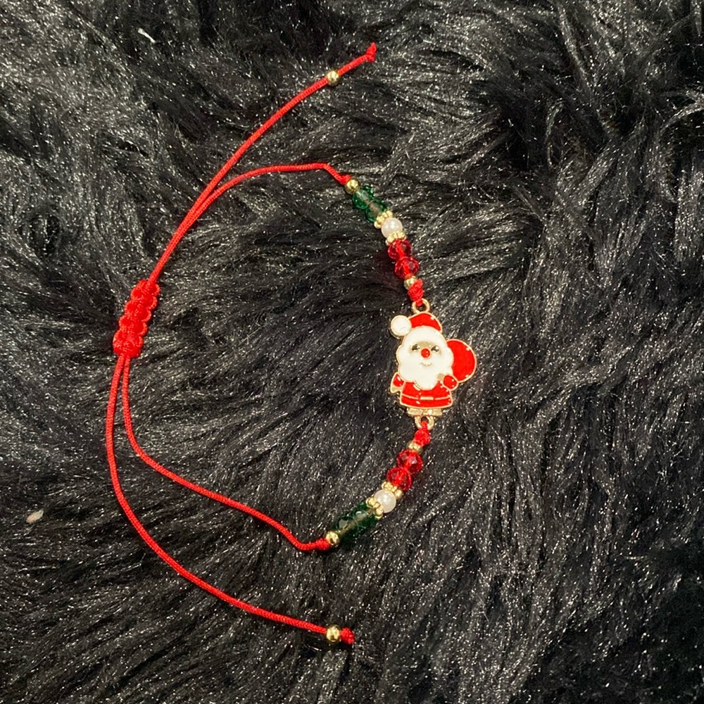Santa Adjustable pull cord bracelet